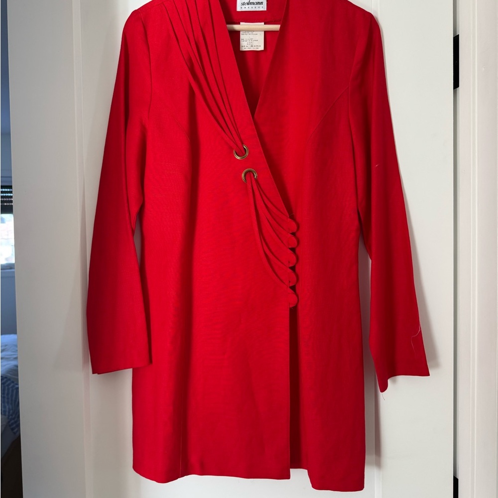 Elegant Red Steilmann Vintage Dress